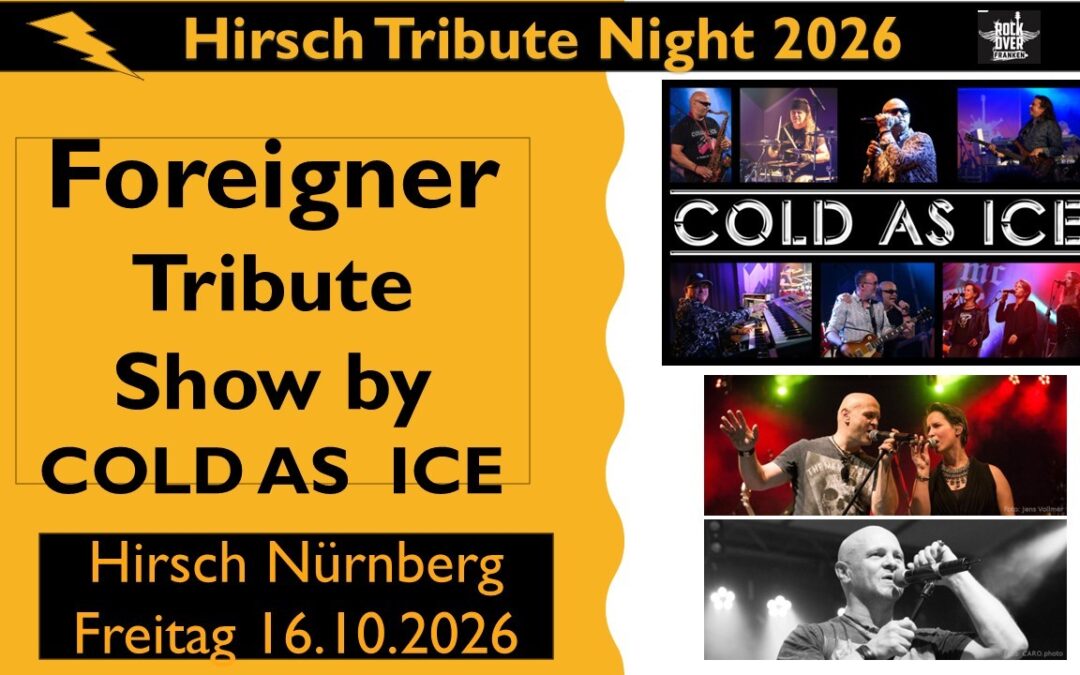 ⭐️ Cold as Ice – A Tribute to Foreigner
