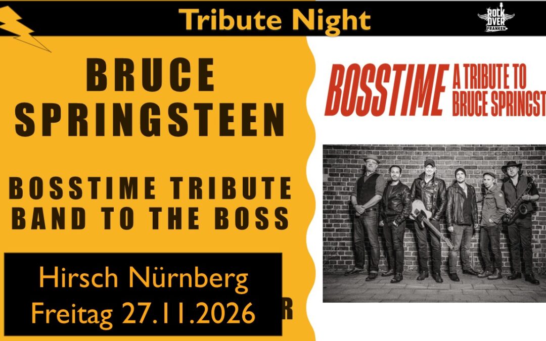 ⭐️ Bosstime – A Tribute to Bruce Springsteen