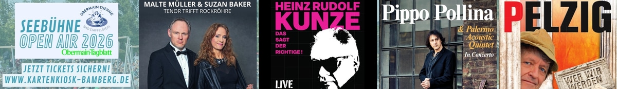VSB-Franken Vibes - Header KW 26 Die 80er sind zurück - Open Airs mit Nena, Nino de Angelo und Roxette