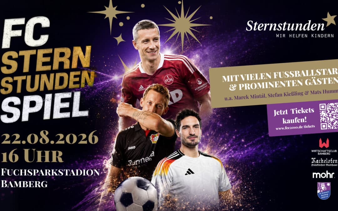⭐️ FC Eintracht Bamberg Traditionsmannschaft – Bayerischen Rundfunks „Sternstunden“