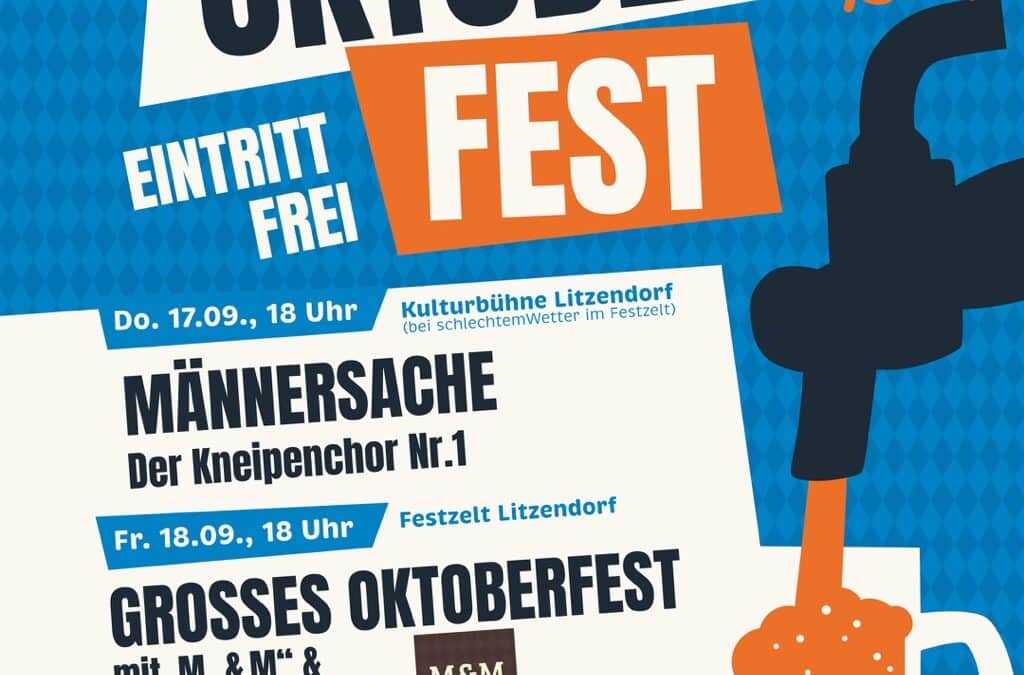 ⭐️ Großes Oktoberfest mit „M&M“ & Kloß-und-Soß-Party