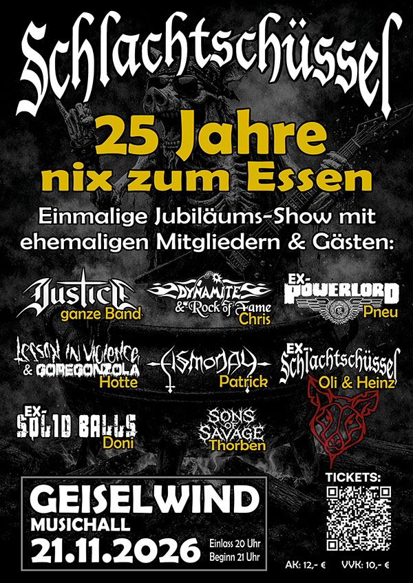 Schlachtschüssel - 25 Jahre Jubiläum