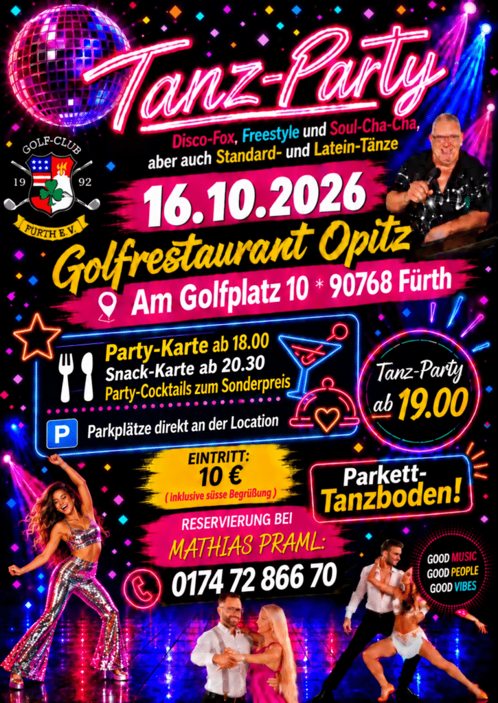 Tanz-Party - Disco-Fox, Soul-Cha-Cha, Freestyle, Rumba, Jive, Bachata