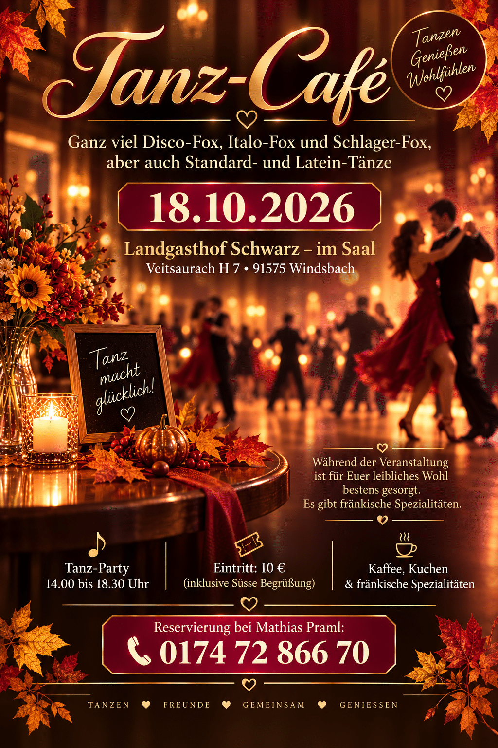 Tanz-Café - Disco-Fox, Standard/Latein