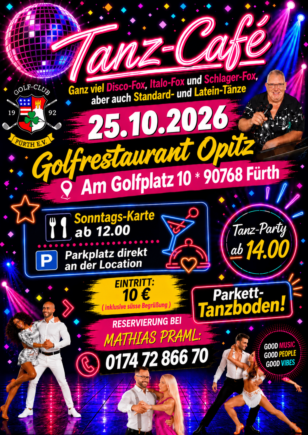 Tanz-Café - Disco-Fox / Standard / Latein