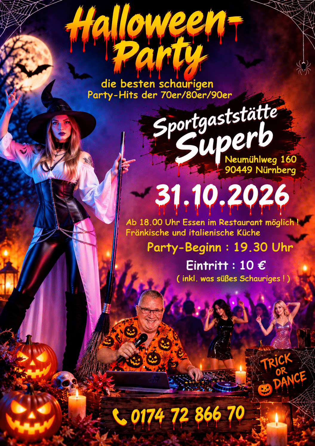 Halloween-Party - Solo-Tanz