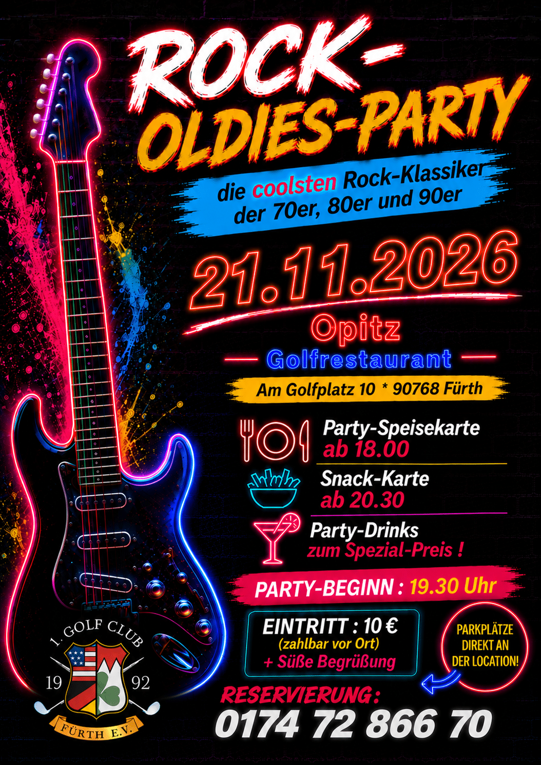 Rock-Party – Die coolsten Rock-Klassiker der 60er/70er/80er/90er